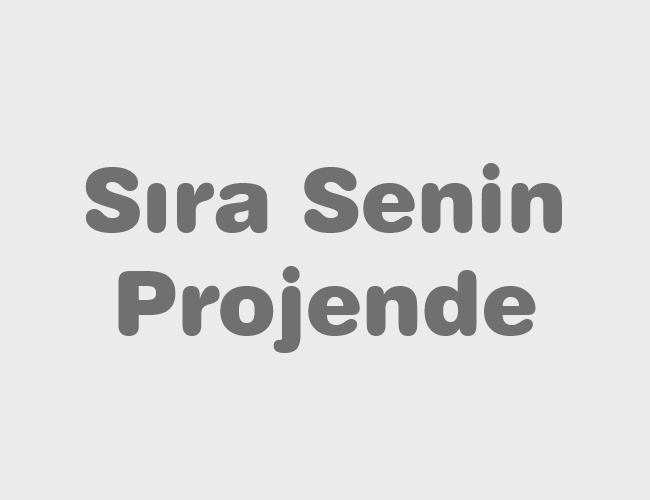Sıra Senin Projende görseli